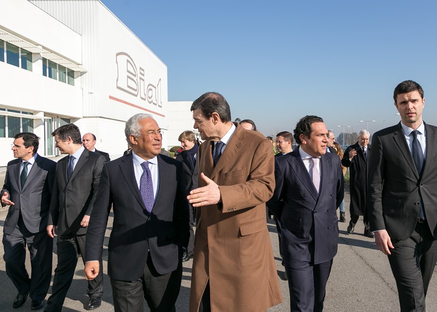 El Primer Ministro de Portugal y los Ministros de Salud y Economía visitaron BIAL